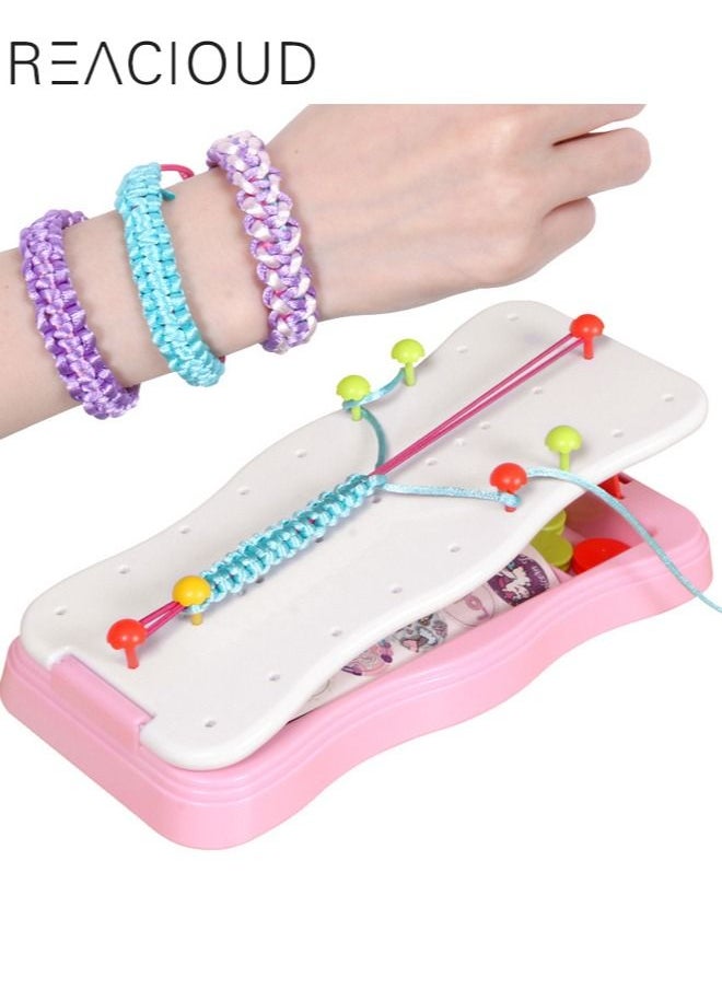 REACLOUD Hand Rope Handwoven Material Set Play House Hand Rope Bracelet Making Weaving Toys  - Image 4