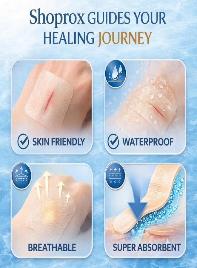 SQUISHCO Hydrocolloid Roll, Hydrocolloid Tape Roll for Blister Protection and Acne Treatment, Waterproof Hydrocolloid Dressing, Self-Adhesive Hydrocolloid Bandage (B (white)) - Image 2