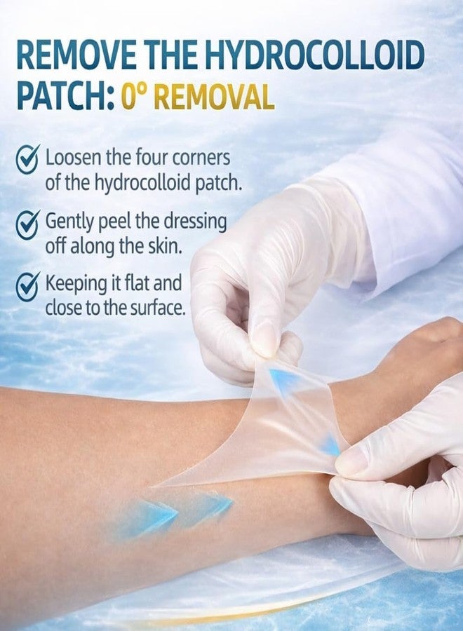 SQUISHCO Hydrocolloid Roll, Hydrocolloid Tape Roll for Blister Protection and Acne Treatment, Waterproof Hydrocolloid Dressing, Self-Adhesive Hydrocolloid Bandage (B (white)) - Image 3