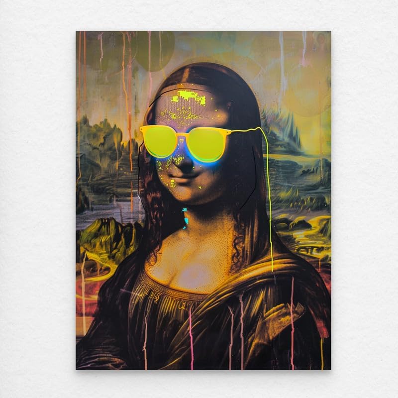 Art Decor Mona Lisa Neon Pop Art Wall Decor - Image 4