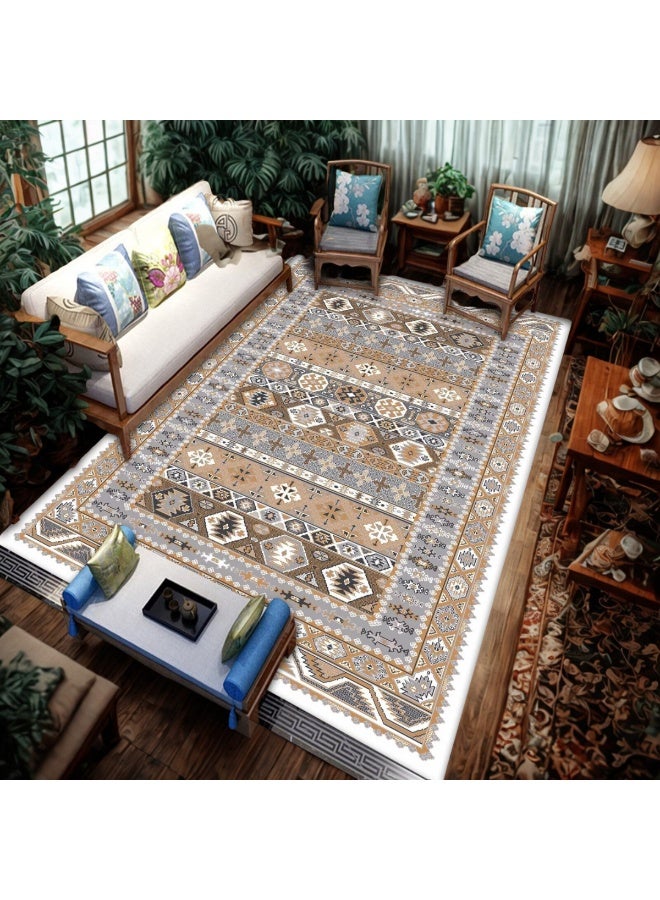 SMART HOME Ceramic carpets, excellent velvet rug, padded and soft to the touch, with beautiful 3D patterns made of high-quality materials, nano seating mattress, size 3X4 meters - Image 3