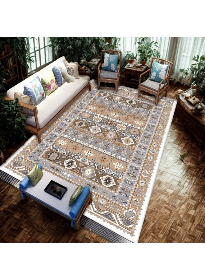 SMART HOME Ceramic carpets, excellent velvet rug, padded and soft to the touch, with beautiful 3D patterns made of high-quality materials, nano seating mattress, size 3X4 meters - Image 4