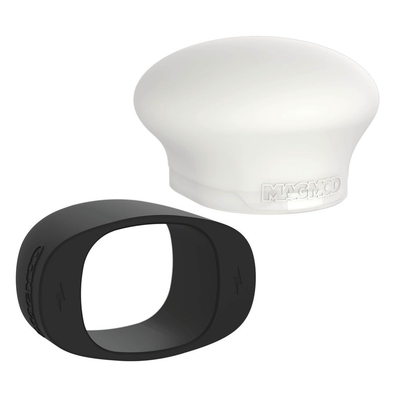 MagMod MagSphere 2 & MagGrip 2 Bundle, Magnetic Flash Diffuser Kit for On-Camera Photography, Modular Lighting Control System, Compatible with 99% of All Speedlites - Image 1