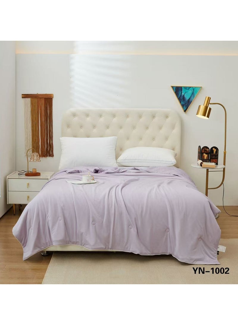 ShinyFlower Cooling Technology Summer Comforter With 100% Polyamide Fabric And Cooling Fill Ultra-Soft Lightweight Quilt Single Size 160x220cm Double Size 220x240cm - Image 1