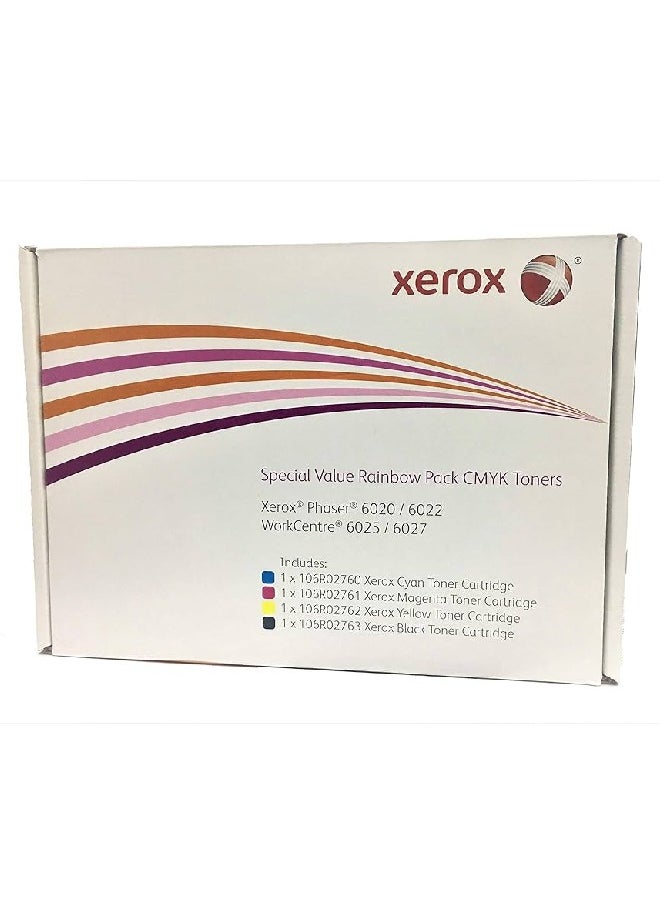 XEROX Special Value Rainbow Pack CMYK Toner - Phaser 6020/6022 - Workcentre 6025/6027 - pzsku/Z00E4D96DB020D16C0D9CZ/45/_/1694959048/14368f95-1025-445e-8d04-4b5234ea93cd