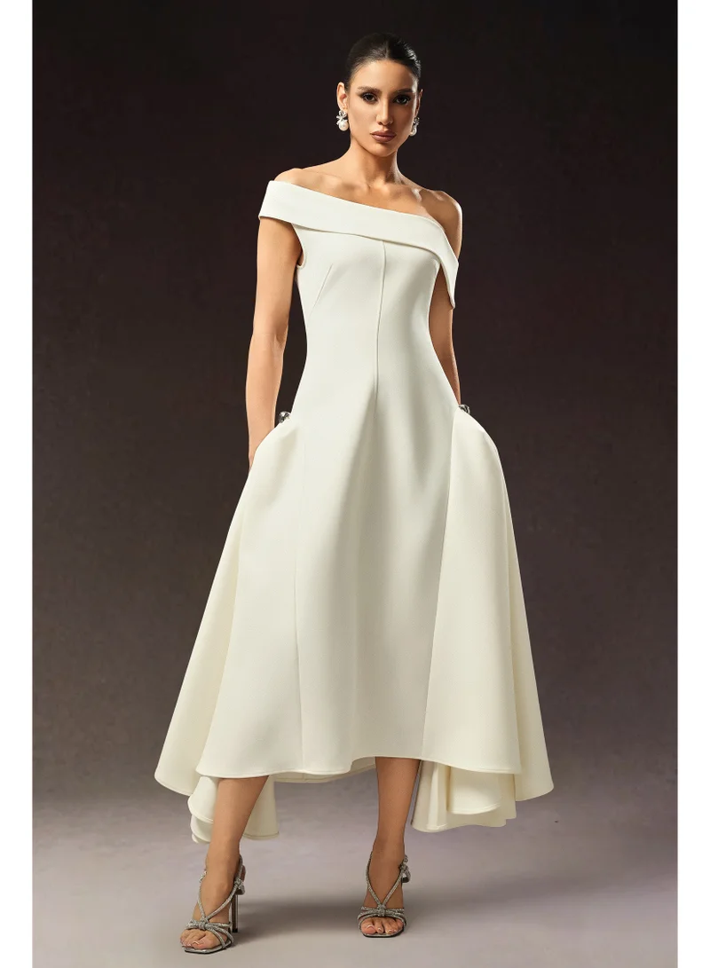 Bella Barnett Kasa Off The Shoulder Sleeveless Maxi Dress