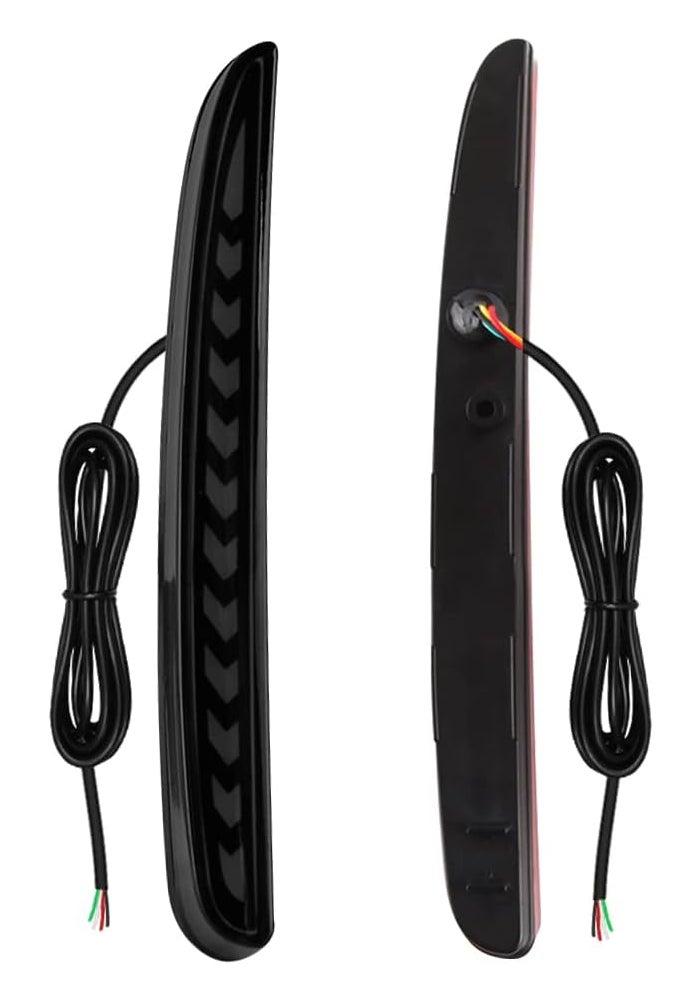 VGETTING Smoked Lens LED Reflector Lights for Honda Civic Hatchback, Type-R, SI 2017-2021 - Image 2