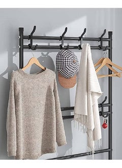 AGD 4 Layers Stainless Steel Shoe Rack And Clothes Rack For Home Black  - Image 4