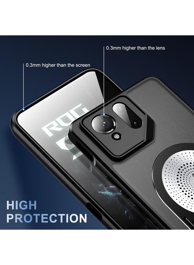 اس-توب جراب لهاتف Asus ROG Phone 9 / 9 Pro مع حامل MagSafe للعلاج بالروائح وتبديد الحرارة - Image 4