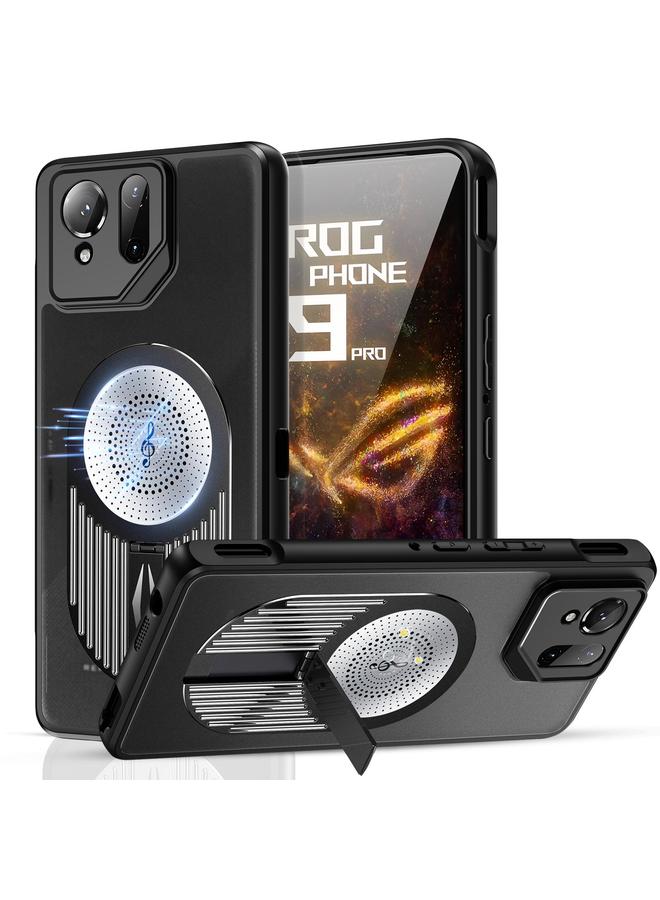 اس-توب جراب لهاتف Asus ROG Phone 9 / 9 Pro مع حامل MagSafe للعلاج بالروائح وتبديد الحرارة - Image 1