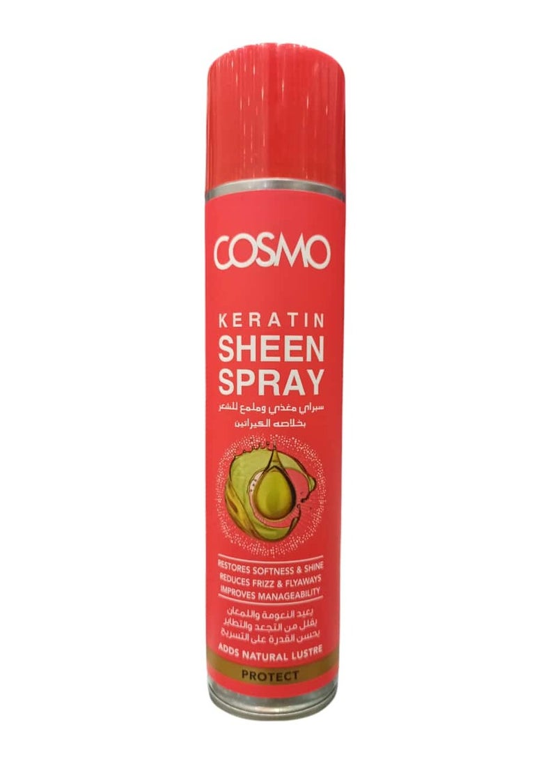 COSMO Nourishing and Hair Polishing Spray With keratin Extract  300 ml 