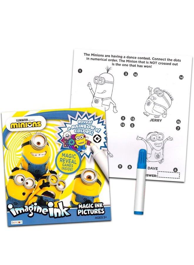 Despicable Me Minions Magic Ink Coloring Book and Play Set (Imagine Ink Book, Mess Free Marker and Play Pack) - Image 2