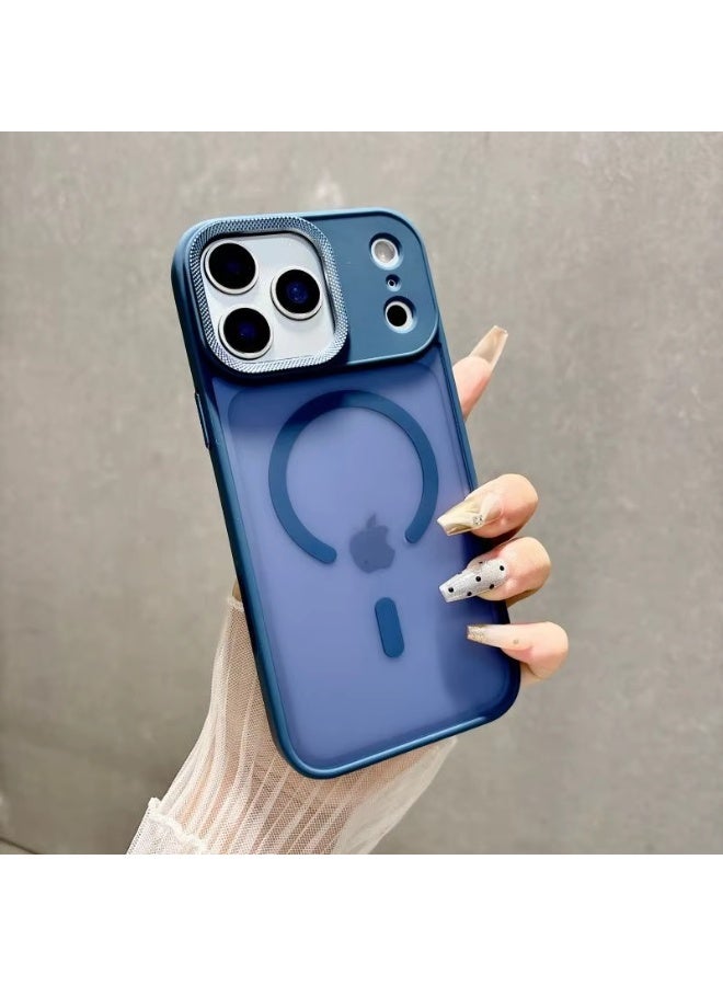 جراب مغناطيسي لهاتف آيفون 17 برو ماكس 6.9 بوصة، متوافق مع تقنية MagSafe، غطاء خلفي شفاف غير لامع، نحيف، مقاوم للصدمات، لهاتف آيفون 17 برو ماكس - Image 1