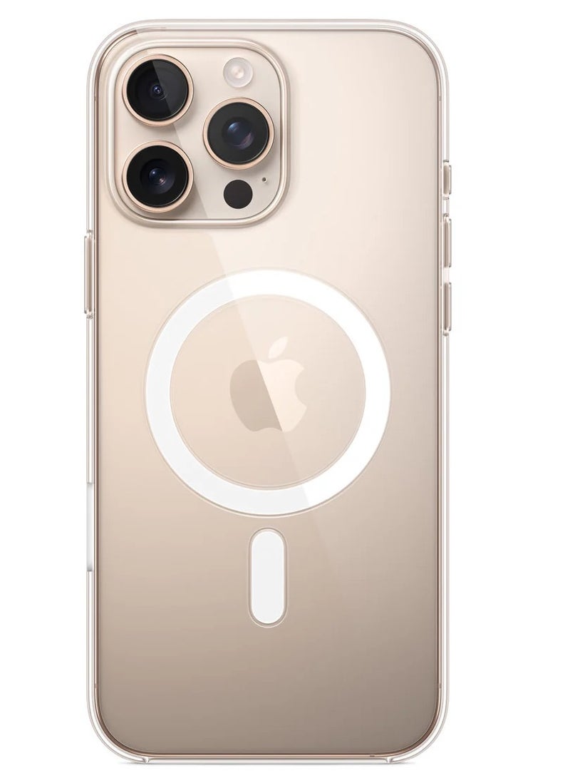 جراب Magsafe المغناطيسي لهاتف iPhone 16 Pro Series جراب MagSafe، غطاء هاتف رفيع للغاية ومضاد للصدمات iPhone 16 Pro - Image 2