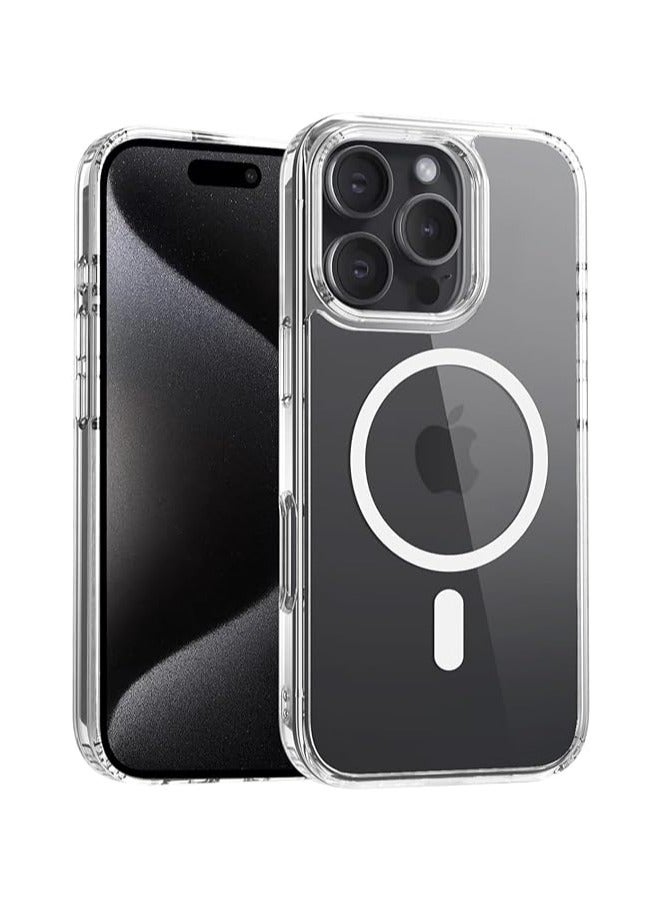 جراب Magsafe المغناطيسي لهاتف iPhone 16 Pro Series جراب MagSafe، غطاء هاتف رفيع للغاية ومضاد للصدمات iPhone 16 Pro - Image 4