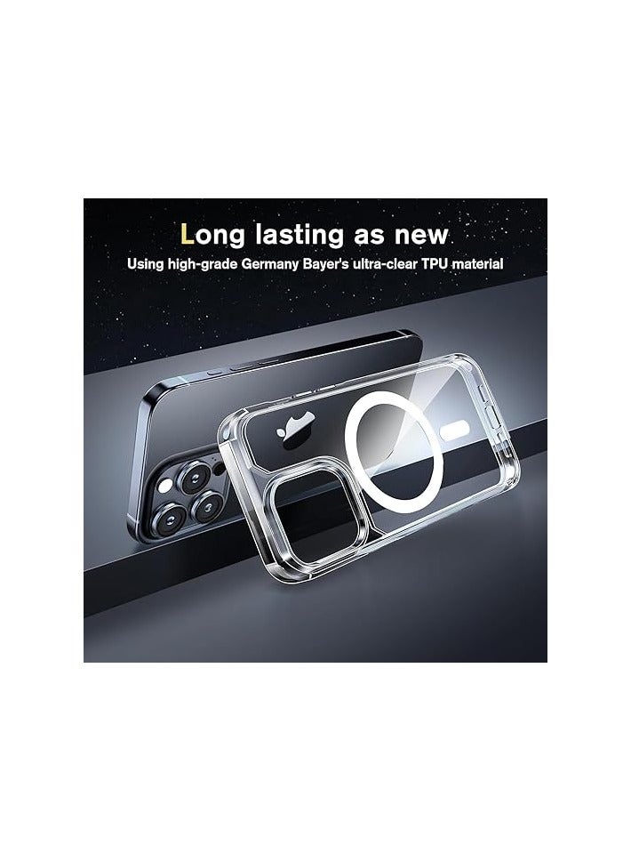 جراب Magsafe المغناطيسي لهاتف iPhone 16 Pro Series جراب MagSafe، غطاء هاتف رفيع للغاية ومضاد للصدمات iPhone 16 Pro - Image 5