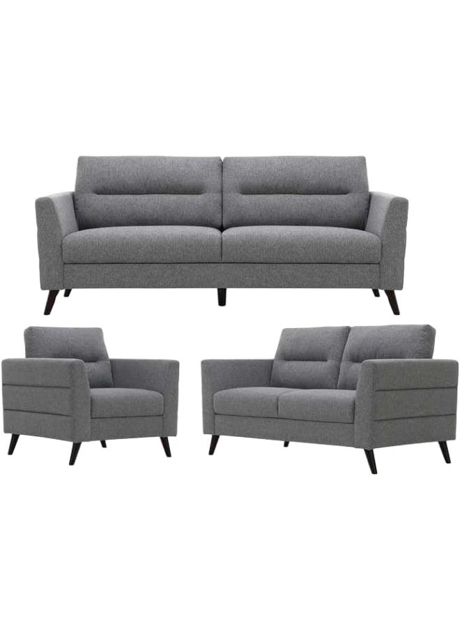 LUXURY LUXE LUXURY LUXE Nordic Harmony 1-2-3 Seater Fabric Sofa Set  - Image 1