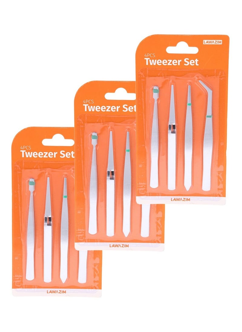 3-Packs of 4-Piece Precision Tweezer Set - pzsku/Z00E5468A2210707F1334Z/45/_/1662450385/3801a436-ec12-48dc-b0ef-471b4f5bfb39