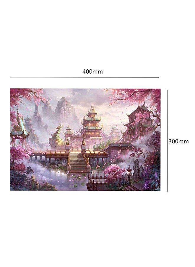 DIY 5D Needlework Crystal Diamond Painting Multicolour 30x40centimeter - Image 4