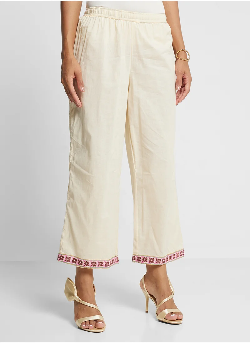 بيبا Printed Kurta, Palazo & Dupatta Set