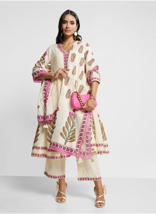 Printed Kurta, Palazo & Dupatta Set - pzsku/Z00E567D547346656FC66Z/45/_/1742380700/8d82455c-bc7b-413f-bce3-cd38d6f37b63