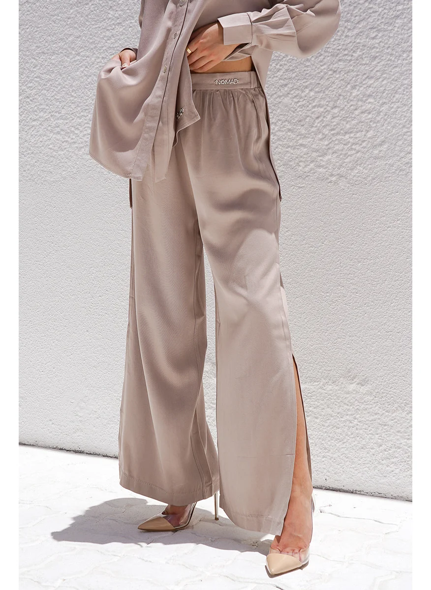 NOMAD Wide Leg Trouser with Side Slit