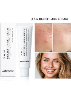 lakerain Relief Care Cream,345 Intensive Repair Cream,Facial Soothing Cream- Nourishes,Soothes,Rejuvenates,Maintains Elasticity,Improves Redness  - Image 1