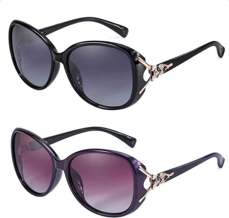 FIMILU Sunglasses for Women Trendy Polarized Sunglasses Oversized Big Sun Glasses Ladies Shades UV Protection | Fits Over Glasses ≤5.4"x1.65". Side Shields Block Sun & Wind. Weighs Only 1.1 oz—Light enough for All-day Comfortable Driving - Image 1