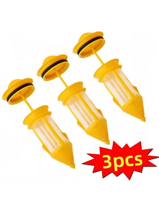 3pcs Dental Chair Filter Valve Heavy Duty Dual Mode Strong Suction Anti Clog - Image 1