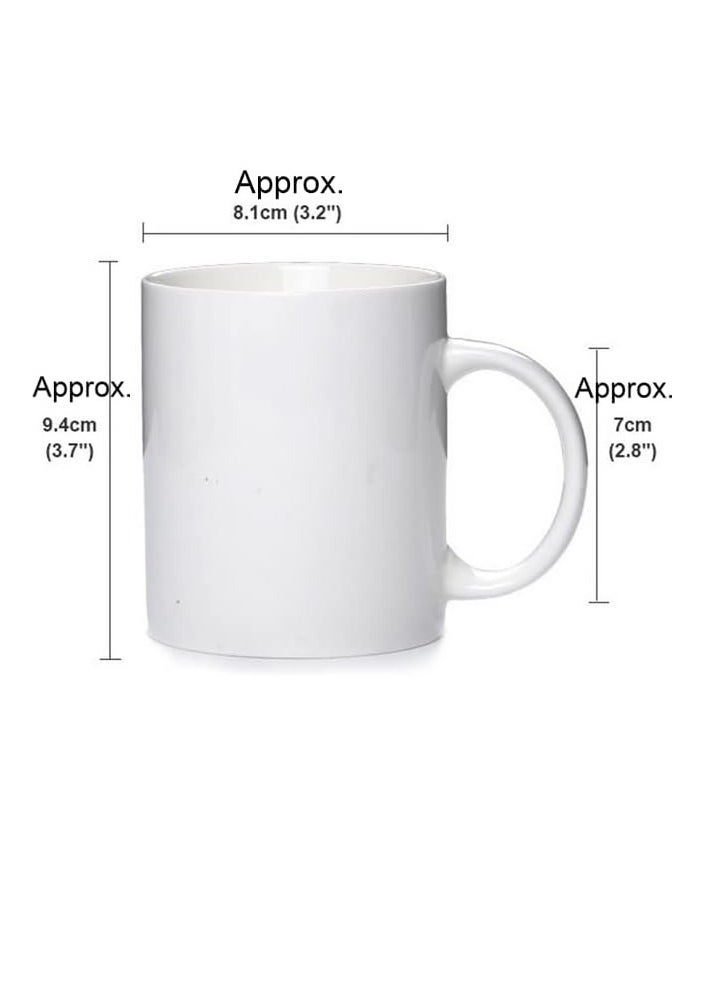 Story Of Candle - Ceramic mug with “Mahmoud Darwish” design printed in white - Image 1