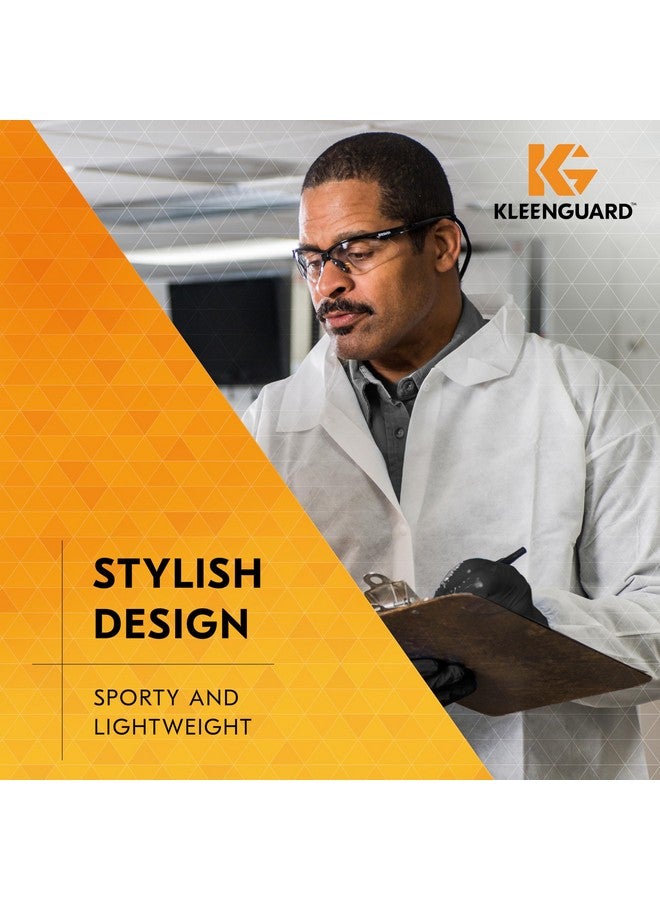 KLEENGUARD KleenGuard™ V30 Nemesis™ Safety Glasses (25679), with KleenVision™ Anti-Fog Coating, Clear Lenses, Black Frame, Unisex for Men and Women (Qty 12)  - Image 4