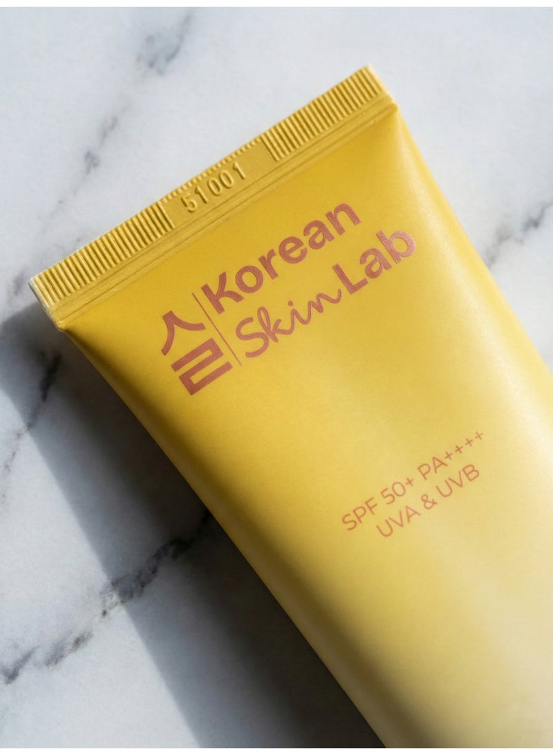 Korean Skin Lab Rice Glow Veil Hydrating Sunscreen SPF 50+ PA++++ (50ml). No White Cast Daily Sun Block with Rice Extract & Hyaluronic Acid. Reef-Safe, Non-Sticky, Alcohol-Free. K-Beauty - Image 5