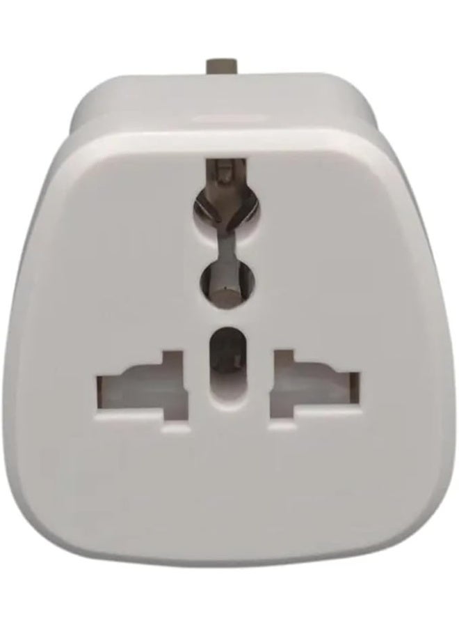 Lynacz Original Universal travel Plug Adapter, AU, UK, EU to US AC Power Plugs Adapter, 3 Pin Travel Wall Plug Converter [Pack of 2] - Image 1