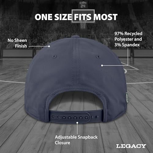 Legacy NCAA Officially Licensed Rope Hat Michigan Wolverines Lightweight Cap for Men Women Caddy Adjustable Caddy Navy One Size Fits Most Snapback Closure - Image 3