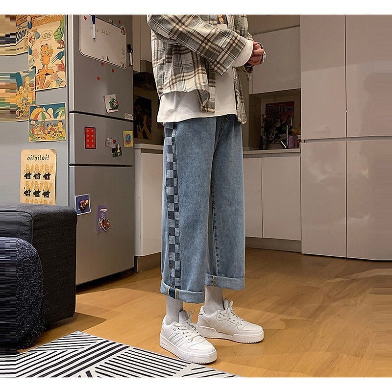 Unisex Classic Denim Jeans Loose Fit Daily Outdoor Wear - Image 4