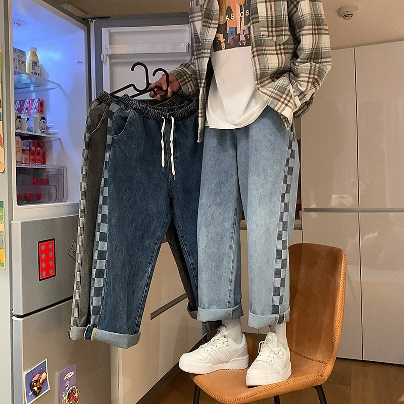 Unisex Classic Denim Jeans Loose Fit Daily Outdoor Wear - Image 2