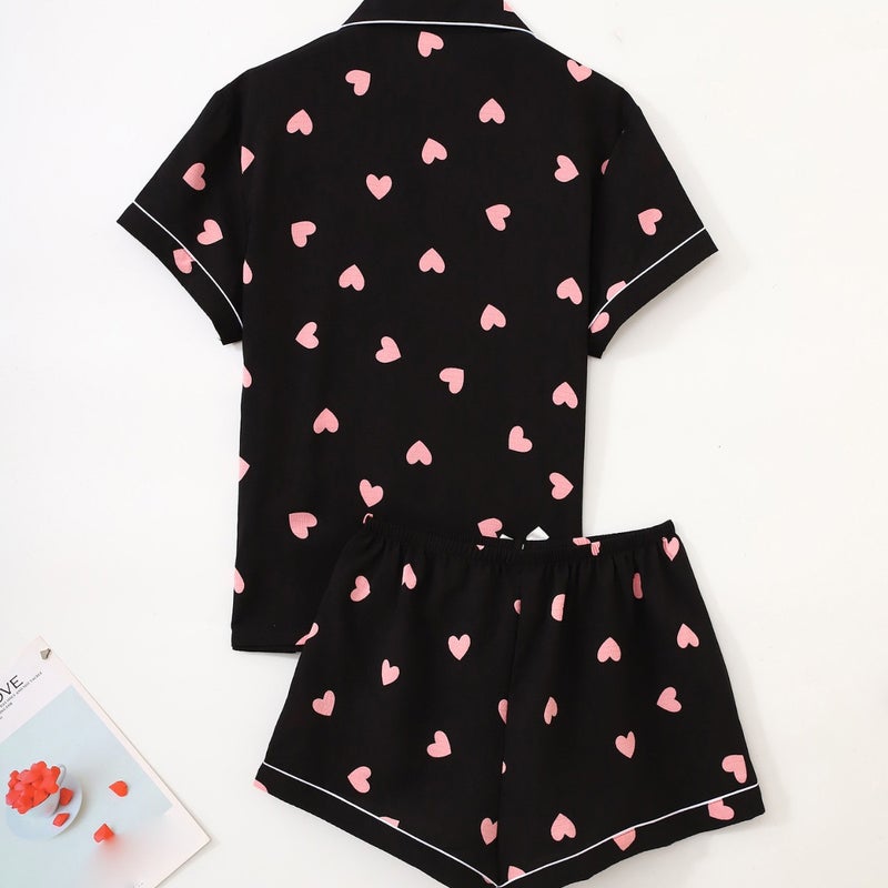 and Bubble Wrinkle Cardigan Pajamas for Women, Short-Sleeved Shorts, Breathable Casual Home Wear Set, Manufacturer Wholesale - Image 3