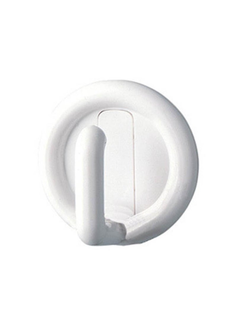 Utility Hooks Set of 4, White