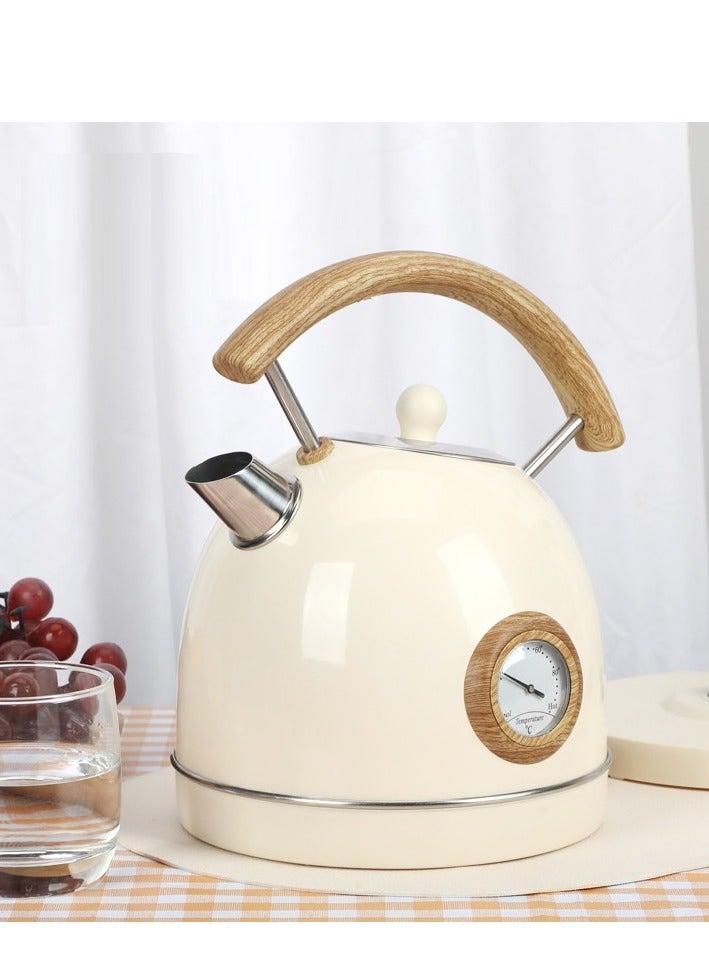 Loquat Whistling Tea Kettle Stainless Steel Stovetop Teapot Non Slip Handle Inner Water Boiling Kettle Pot Fast Heating Water Boiling Kettle For Home Office Multicolor - Image 3