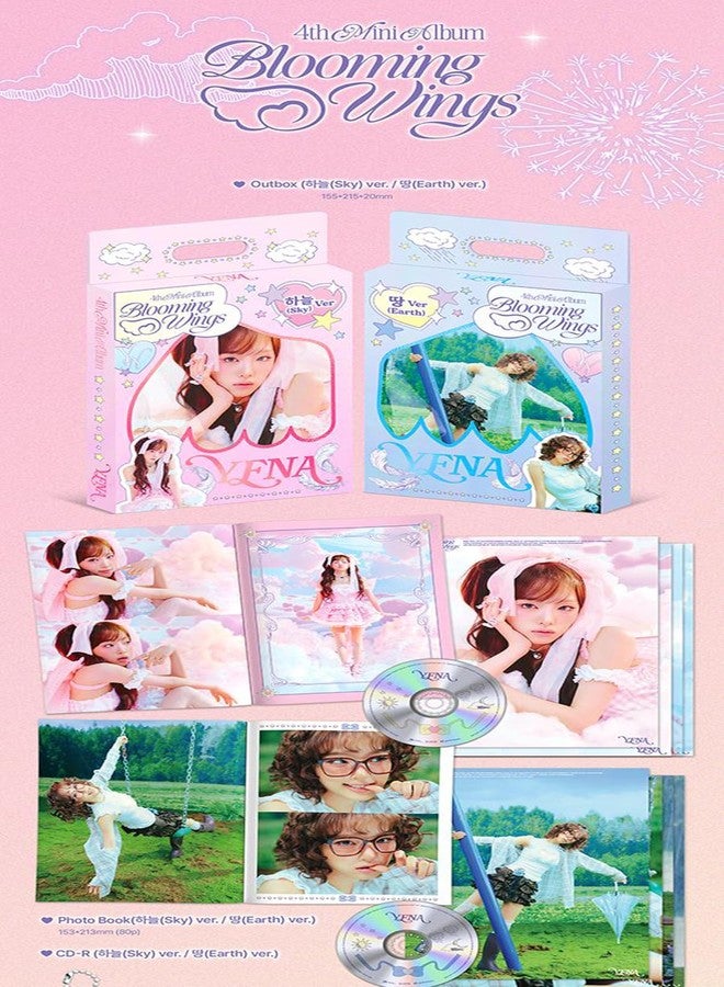 Koread YENA Blooming Wings 4th Mini Album (Photobook - Sky Ver.) - Image 2