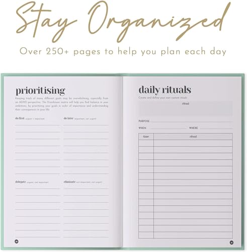 epic self ADHD Planner for Adults: Focus Planner For Productivity - A planner for Neurodivergent Brains - Organization, Goal-Setting, and Time Management - Gift for Men and Women with ADHD - Image 2