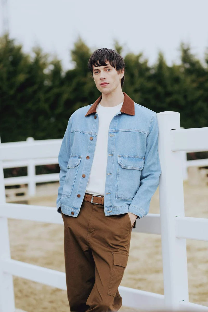 ديفاكتو Slim Fit Denim Jacket