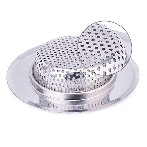 Zeinwap Kitchen Sink Strainer Heavy Duty Stainless Steel Sink Jali Kitchen Drain Basin Basket Filter Stopper Drainer Sink Jali (Pack of 2) - Image 5