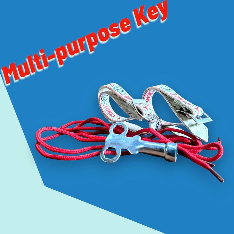 YOOGI Jonex Roller Skates Accessories Set (ONLY Accessories)-one Skating Key 2 Belt, 2 lace Useful for Roller Skates - Image 3