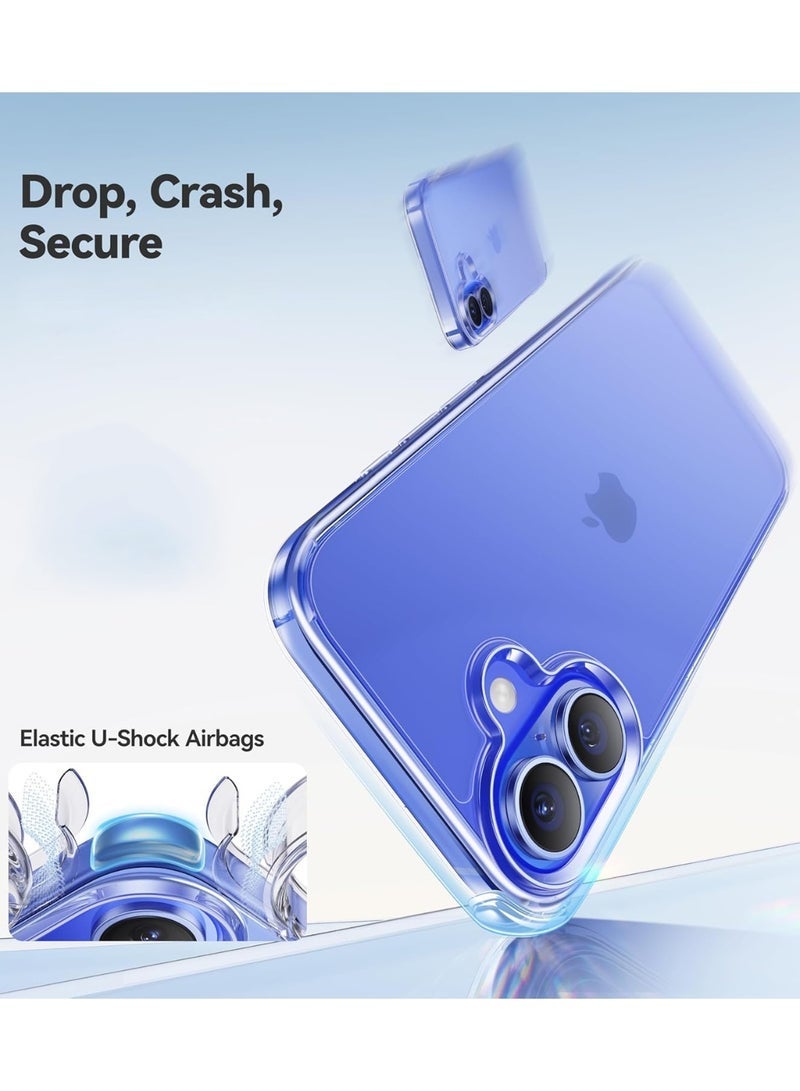 Raxoom iPhone 17 Case Clear, Ultra Slim iPhone 17 Cover Drop Protection Shockproof Protective Phone Case for iPhone 17 6.3 inch - Image 4