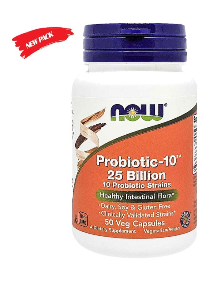 now Probiotic-10 25 Billion Capsules 50's  - Image 1