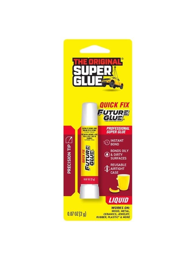 Super Glue Quick Fix High Strength Cyanoacrylate All Purpose Liquid Glue Clear 2g 11710024 - Image 1