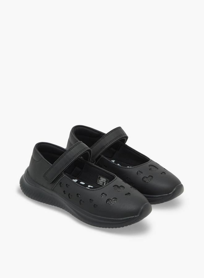 Dash Girls Hook & Loop Mary Jane School Shoes - Image 3