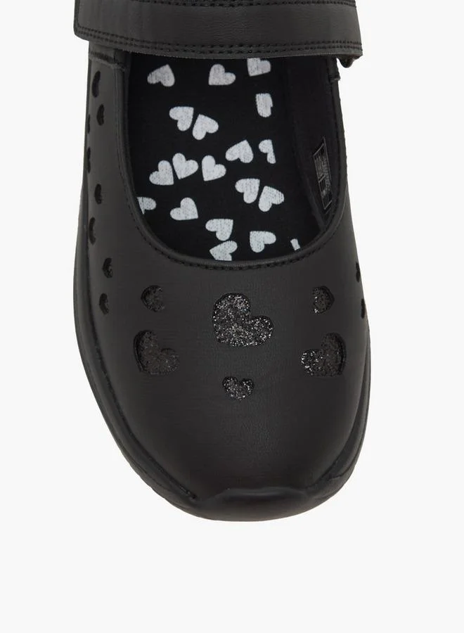 Dash BLACK Girls Hook & Loop Mary Jane School Shoes for Women | Best Price UAE