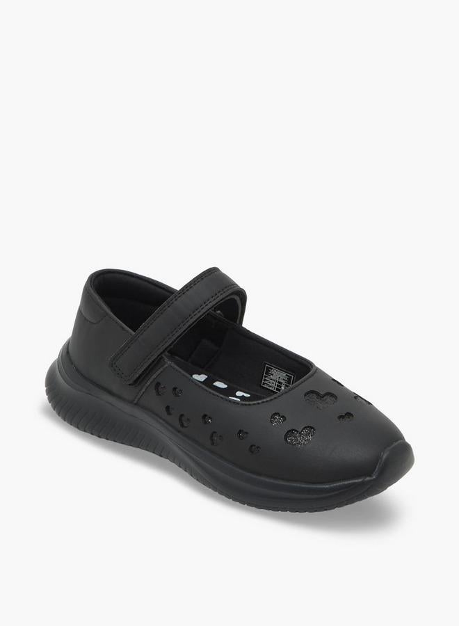 Dash Girls Hook & Loop Mary Jane School Shoes - Image 2